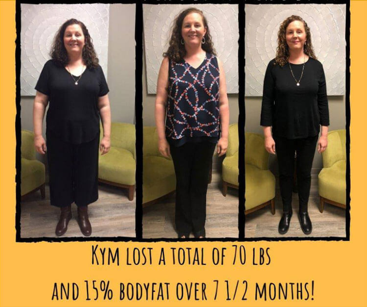 Kym lost 70 Pounds with Wellness MD in Collierville, TN